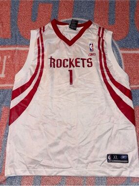 Youth Reebok Houston Rockets Tracy Mcgrady Jersey Size XL